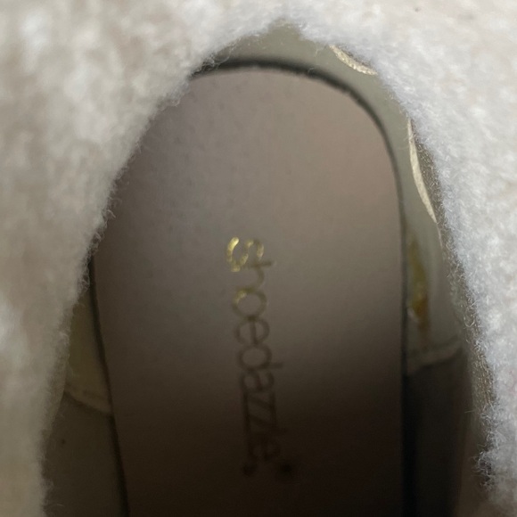 Shoe Dazzle Beige Wedged  Booties/Ankle Boots - Picture 3 of 3